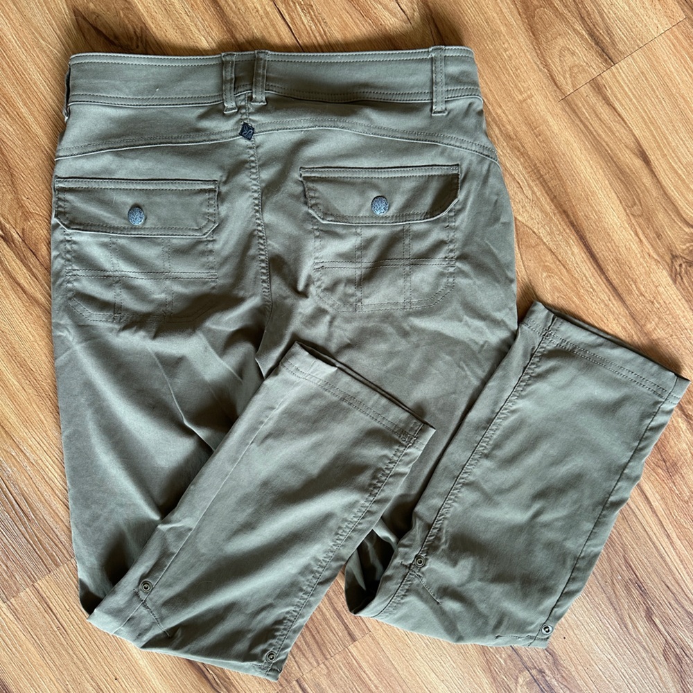 Prana Women’s Halle Straight Pant - Size 8 Short- Slate Green - Picture 7 of 9